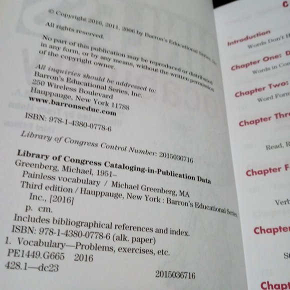 Barron's Painless Vocabulary Fun Learning Challenge  Educational Word Power - Picture 5 of 6